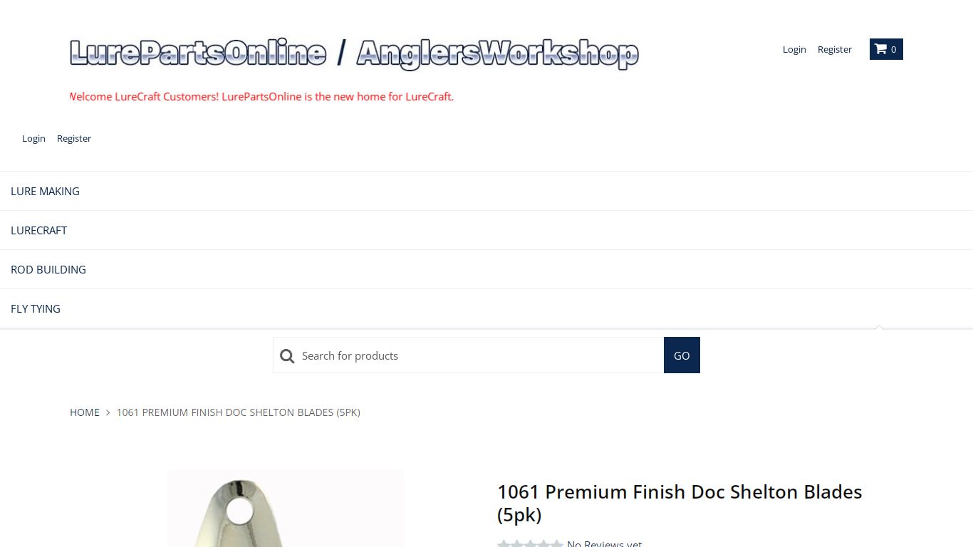 1061 Premium Finish Doc Shelton Blades (5pk) - lurepartsonline.com